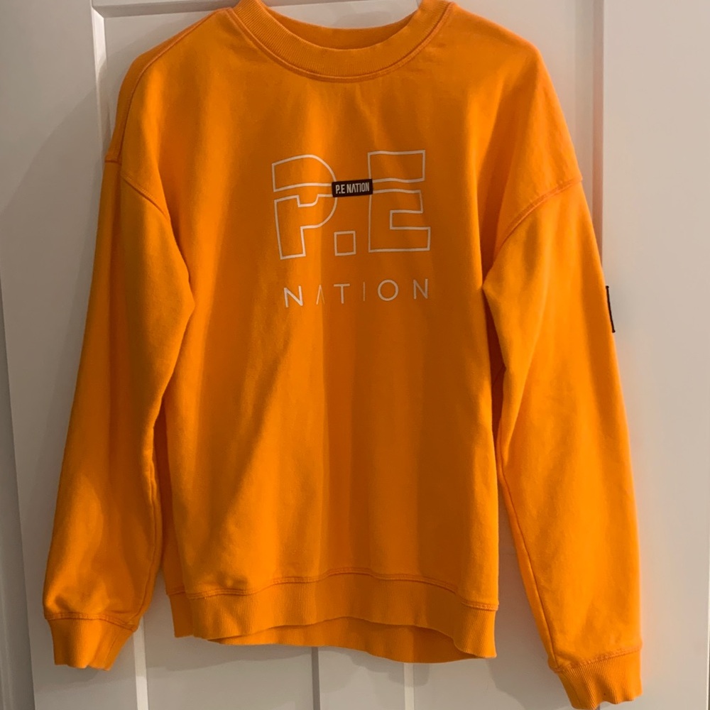 P.E Nation Vibrant Orange sweatshirt